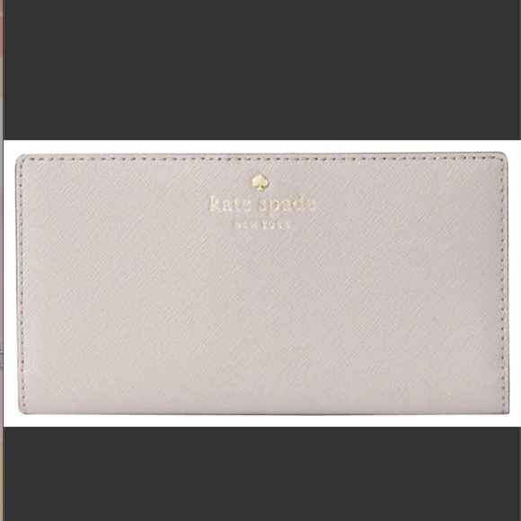 Kate Spade Mikas Pond Stacy Wallet - Stone Ice - Picture 1 of 5
